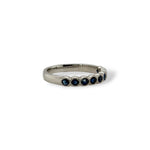 Sapphire Scalloped Crown