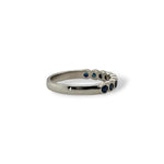 Sapphire Scalloped Crown