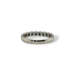 Sapphire Scalloped Crown