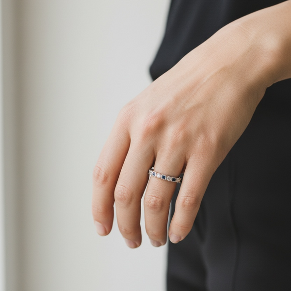 Sapphire and Diamond Ring