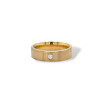 Diamond Center Wedding Band