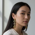 Raw Sliced Dangle Earrings