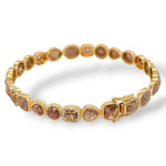 Raw Diamond Bangle