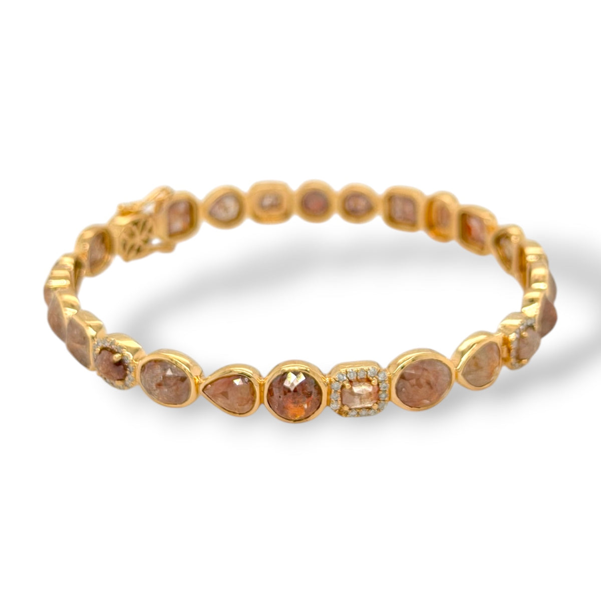 Raw Diamond Bangle