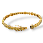 Raw Yellow Diamond Bangle