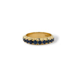 Sapphire Illusion French Pavé
