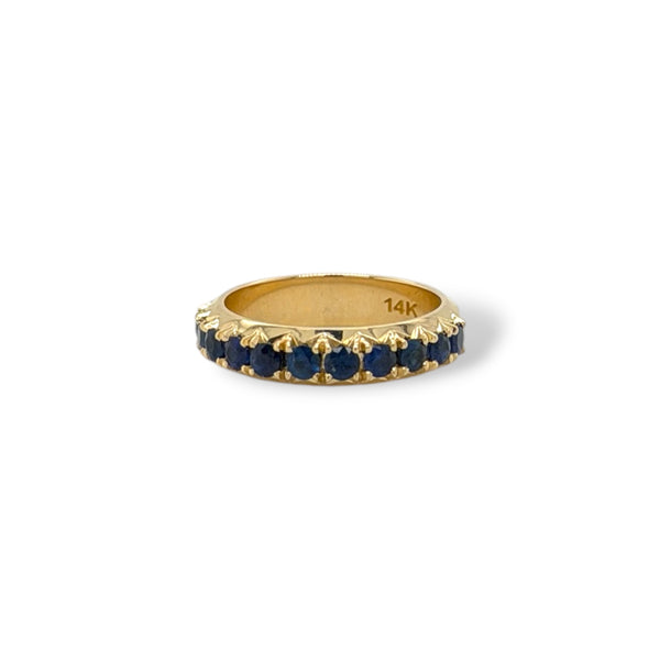 Sapphire Illusion French Pavé