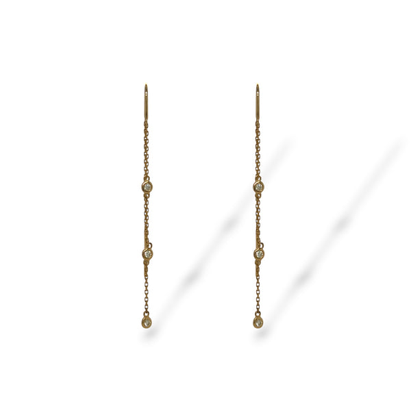 Gold Dainty Drop Earrings
