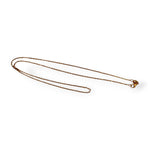 Rose gold cable chain
