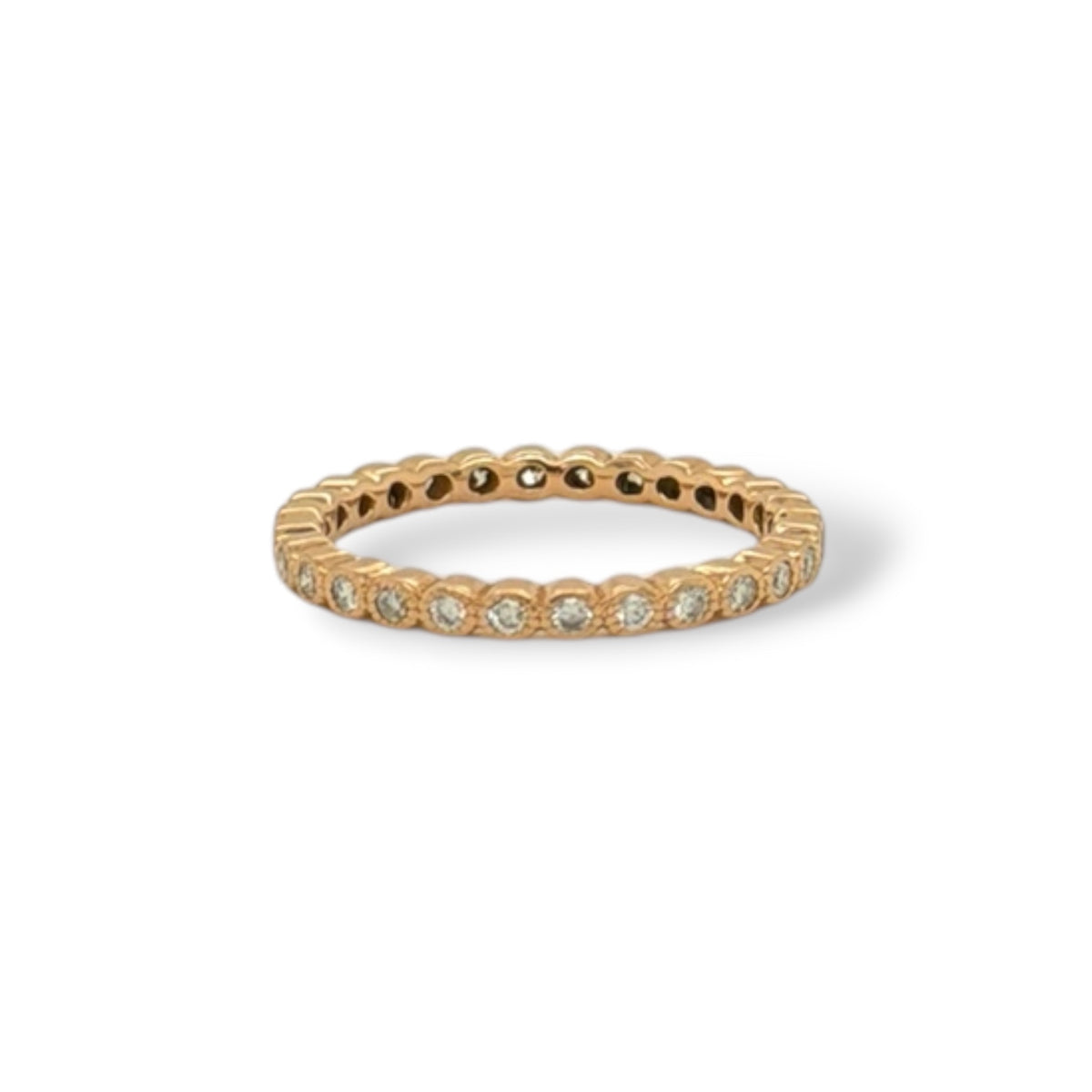Rose Gold Infinity Bezel