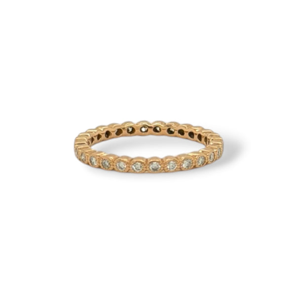 Rose Gold Infinity Bezel