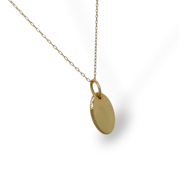 Woven Oval Pendant