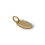 Woven Oval Pendant
