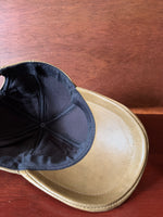 Olive Leather Hat