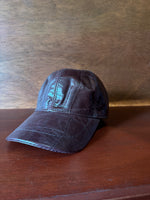 Embossed Bordeaux Cap