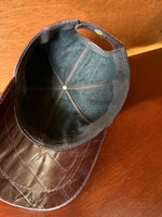 Embossed Bordeaux Cap