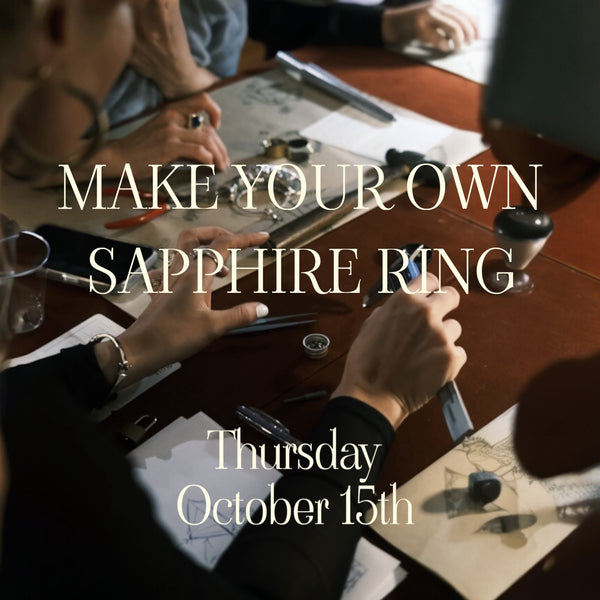 Make A Sapphire Ring October 15