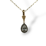 Georgian style Pear shape antique cut