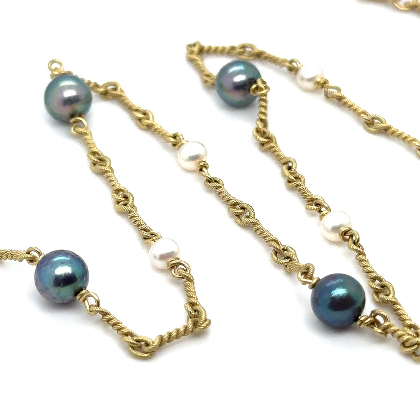 Gold Knotted Pearls