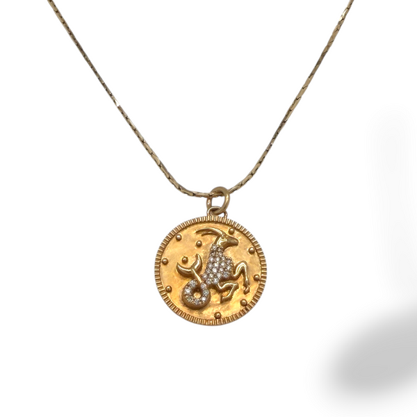 Capricorn medallion