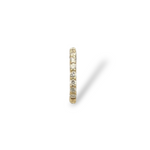 Diamond and Emerald Hoop- Individual