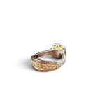 Custom Canary Yellow Diamond Ring Crafted for Kassie