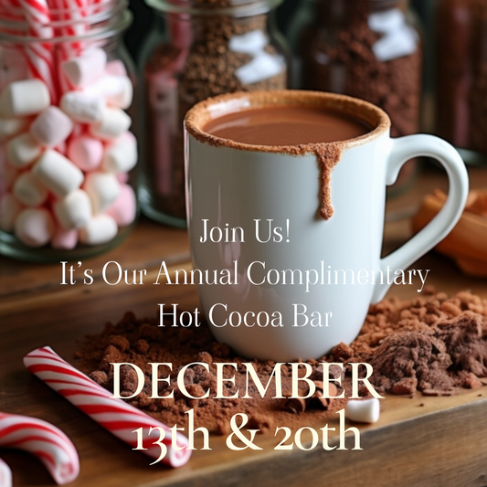 Hot Cocoa Buffet at LOR AINÉ 1986￼