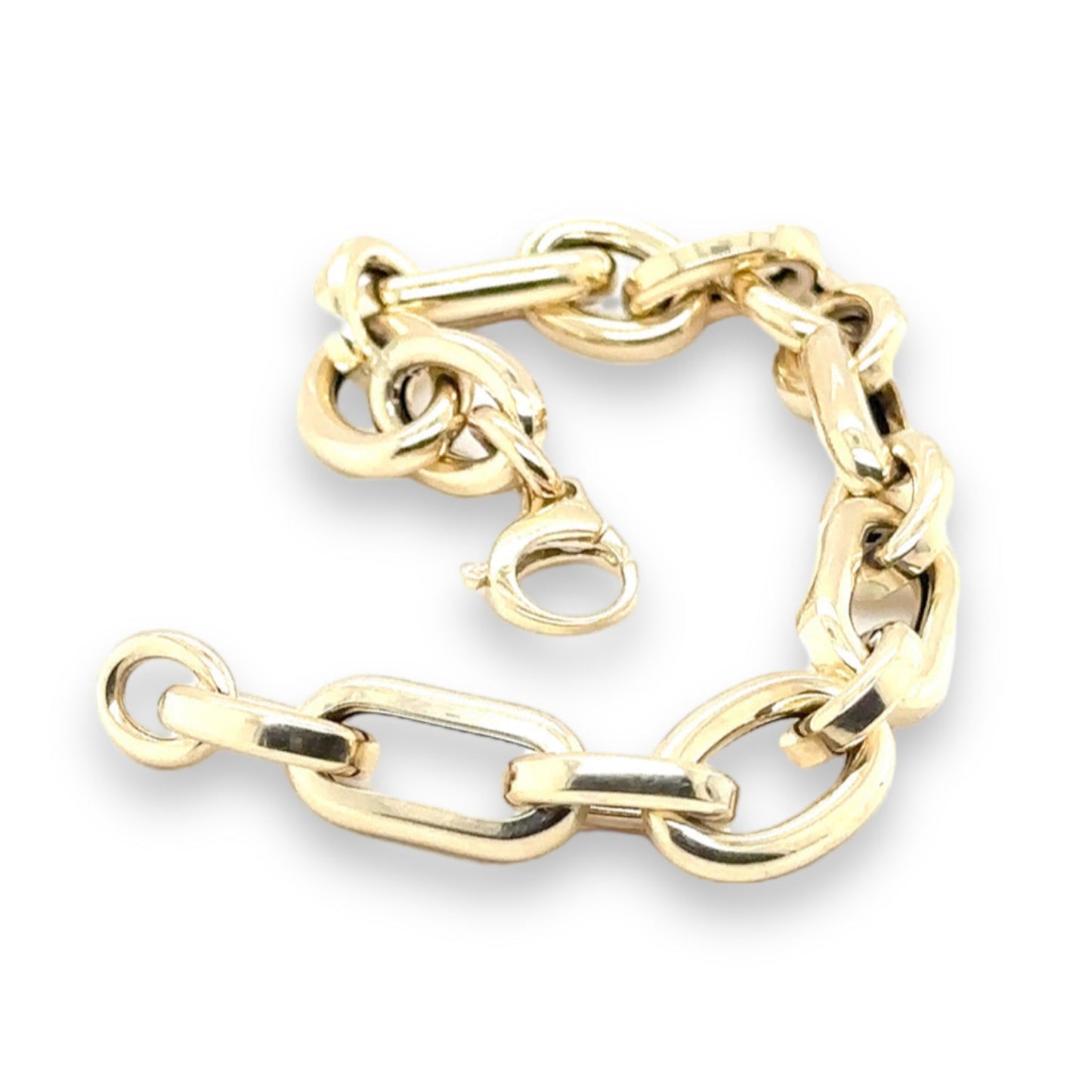 Bubble Link Classic Gold Bracelet