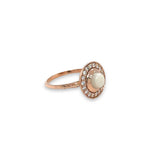 Opal & Diamond Halo