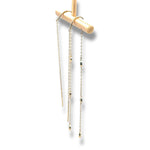 Waterfall Drop Earrings Yellow Gold