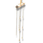 Waterfall Drop Earrings Yellow Gold