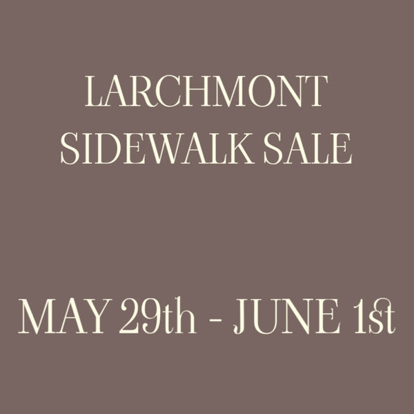 SIDEWALK SALE MAY 29th - JUNE 1st