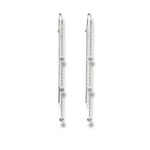 Waterfall Drop Earrings White Gold