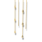 Waterfall Drop Earrings Yellow Gold