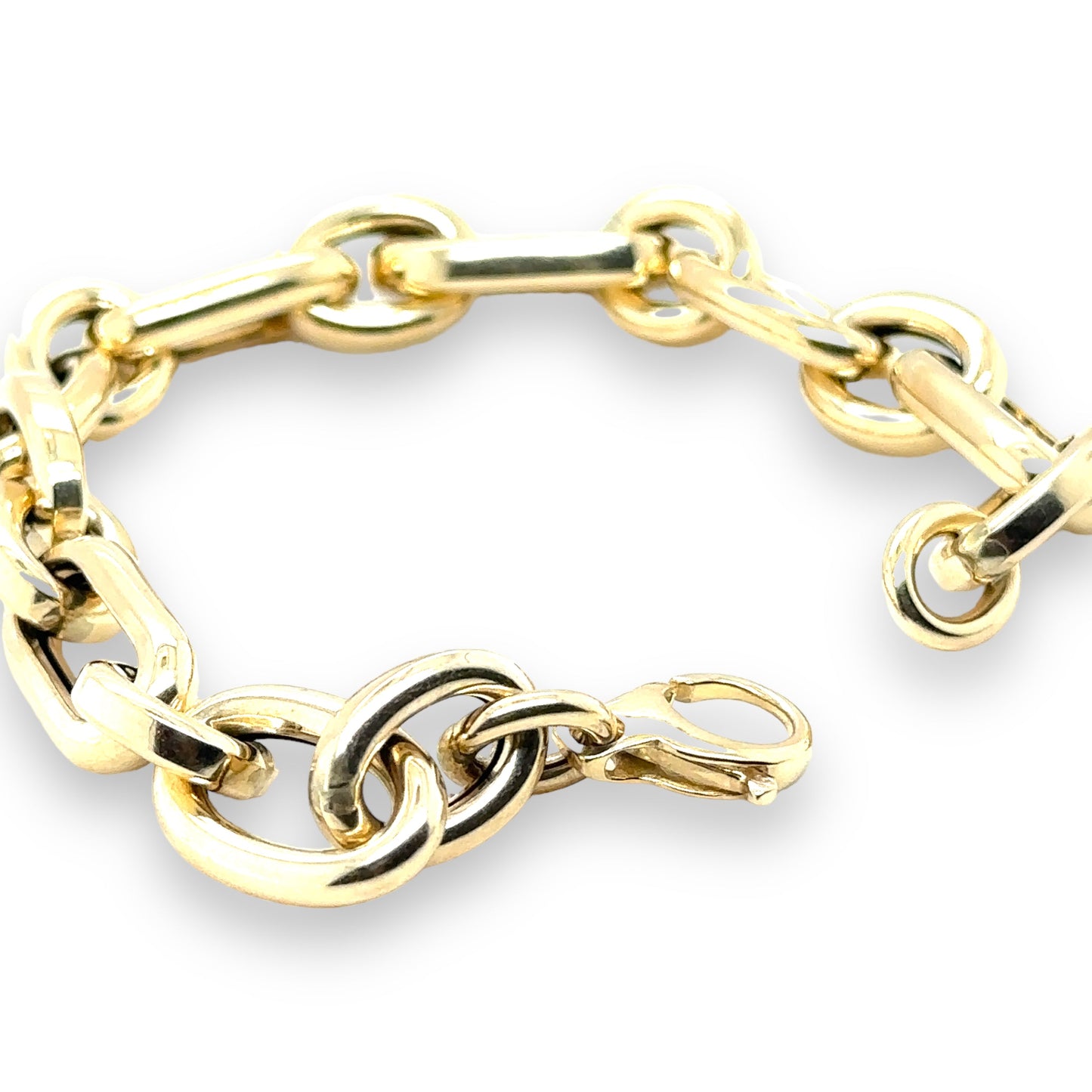 Bubble Link Classic Gold Bracelet