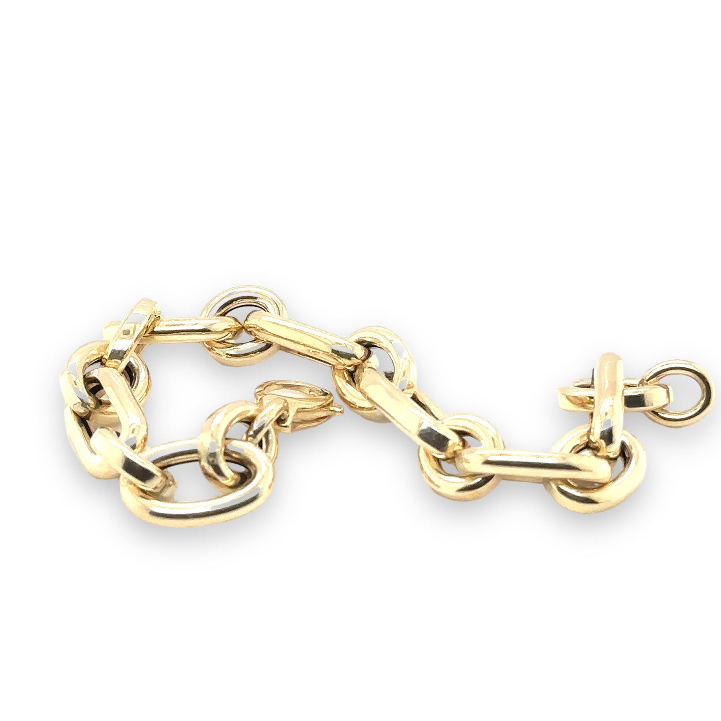 Bubble Link Classic Gold Bracelet