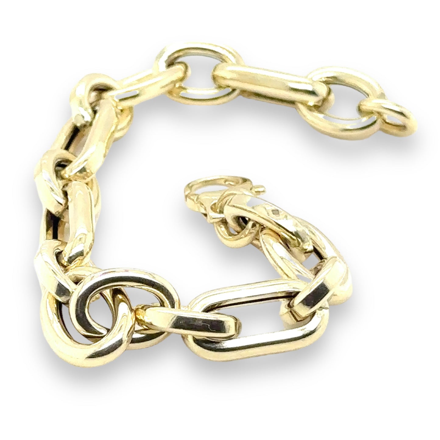 Bubble Link Classic Gold Bracelet