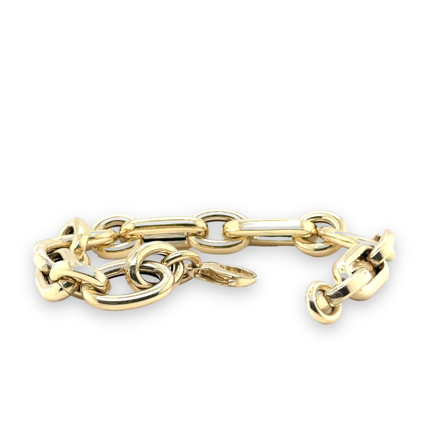 Bubble Link Classic Gold Bracelet