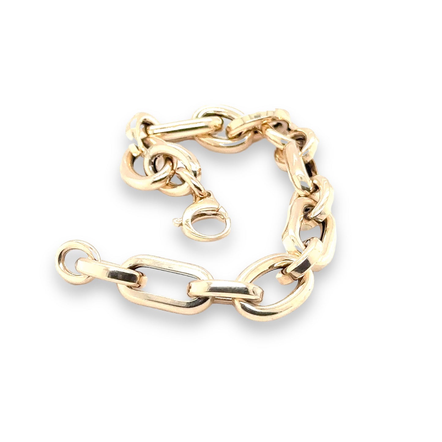 Bubble Link Classic Gold Bracelet