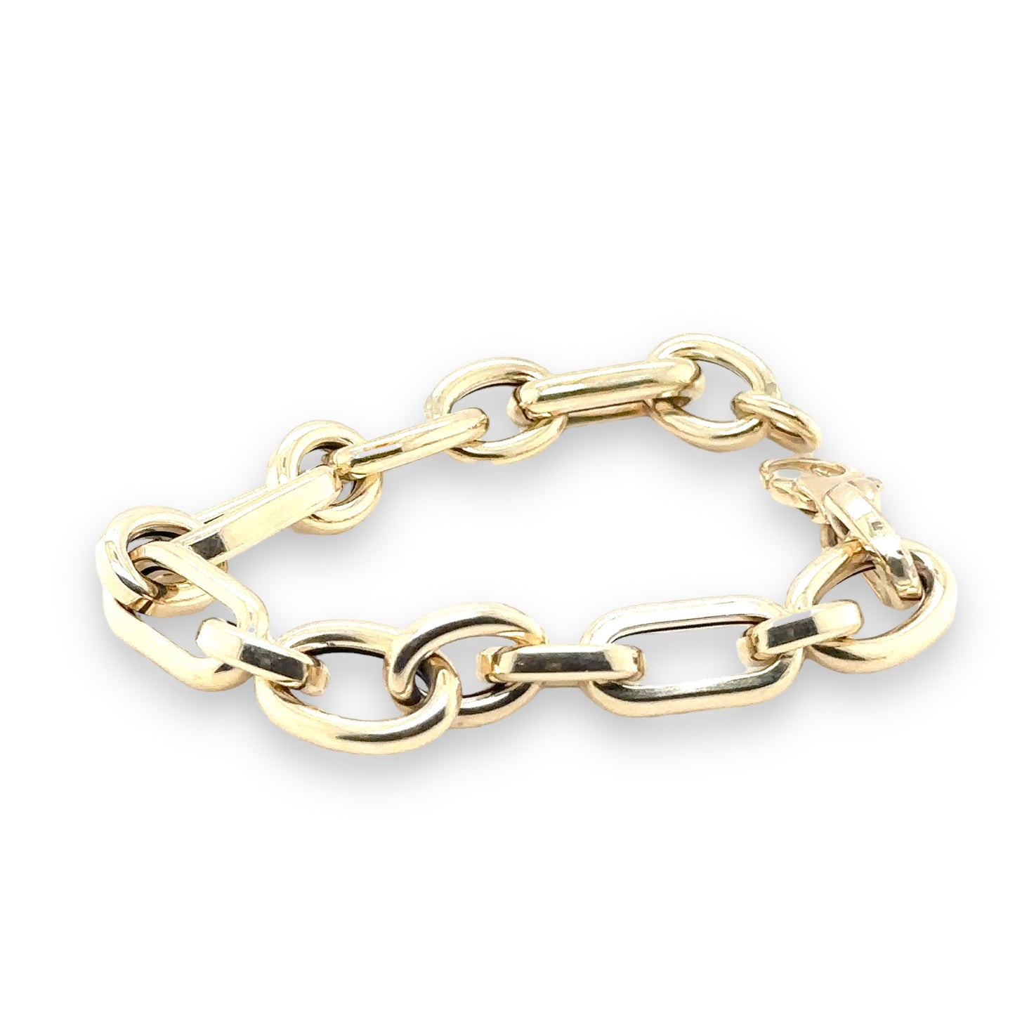 Bubble Link Classic Gold Bracelet