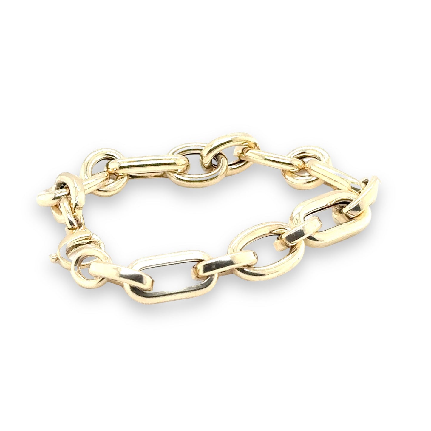 Bubble Link Classic Gold Bracelet