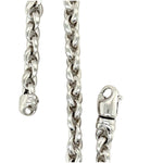 White Gold Chunky Bracelet