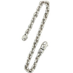 White Gold Chunky Bracelet