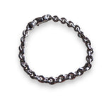 White Gold Chunky Bracelet