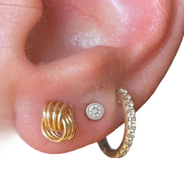White Gold Dainty Diamonds