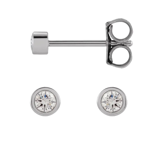 White Gold Dainty Diamonds
