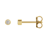 Dainty Diamonds in gold
