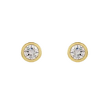 Dainty Diamonds in gold