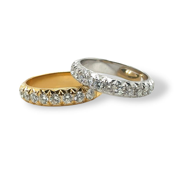French Pavé Band