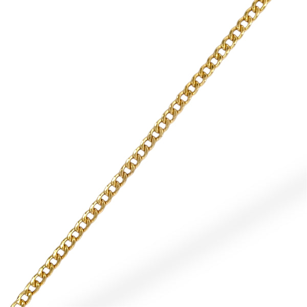 Curb Chain in Yellow Gold